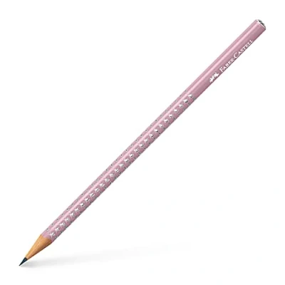 Image of Faber Castell Sparkle Graphite Pencil, Rose Shadows, Pink, 118234