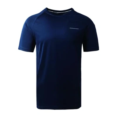 Image of Endurance Actty Men&#039;s T Shirt with Quick Dry Technology, Dark Sapphire, XXL