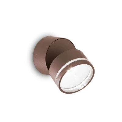 Image of Omega Round Single Spotlight Coffee IP54 4000K