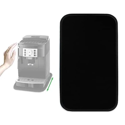 Image of 44 x 28 cm Sliding Mat for Coffee Machine, Food Processor, Mixers Fabric + Felt Board Suitable De&#039;Longhi Magnifica S ECAM 22.110.B/S Smart 230.13.B Fully Automatic