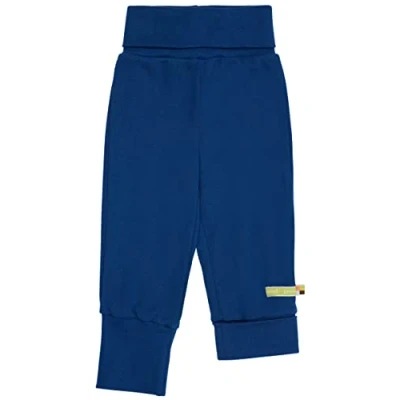 Image of loud + proud Unisex Baby Mitwachs Hose, GOTS Zertifiziert Pants, Ultramarine,
