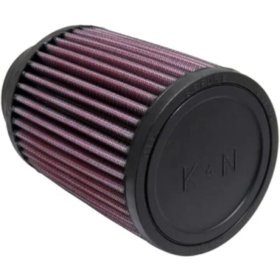 Image of K&amp;N Universal Clamp On Air Filter: High Performance, Premium, Washable, Replacement Engine Flange Diameter: 2.75 In, Filter Height: 5 Length: 1 Shape: Round, RU 1460