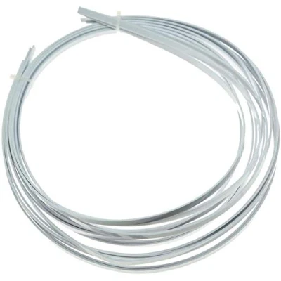 Image of Dopro 5pcs Acoustic Classical Guitar Binding Purfling Strips ABS Strip 1650x5x1.5mm White