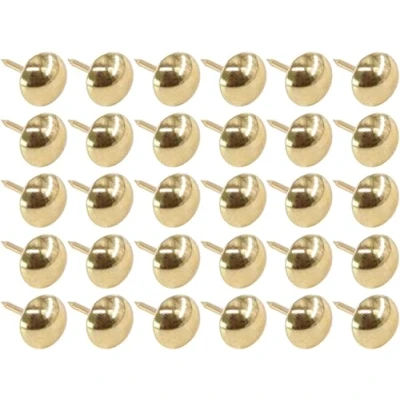 Image of Mgoodoo Upholstery Nails, Pack of 100, Antique, Bronze, 11 x 17 mm, Heavy Duty, Home Accessories