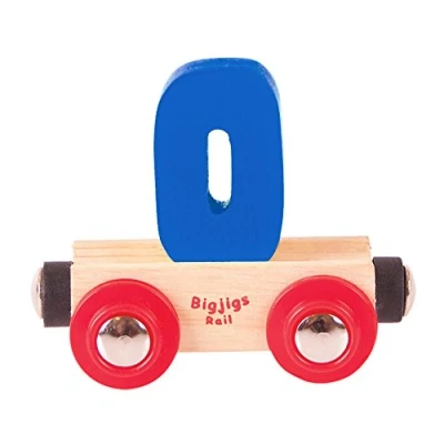 Image of Bigjigs Rail Name Number 0 (Dark Blue)