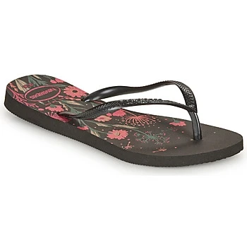 Image of Havaianas Slim Organic Black/Pink 37/38