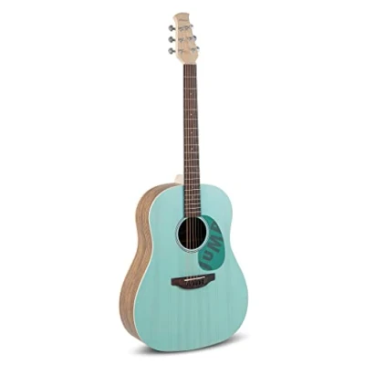 Image of Applause Acoustic Guitar Jump Slope Shoulder Dreadnought Celeste AAS 69 T