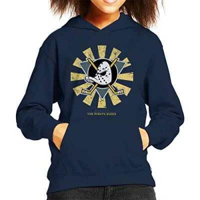 Image of Cloud City 7 Dennis The Menace Retro Japanese Kid&#039;s Hooded Sweatshirt Navy Blue