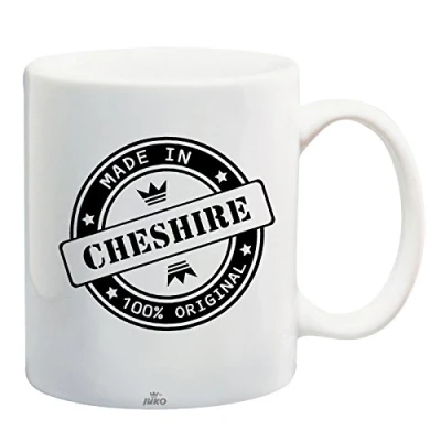 Image of Juko Made In Cheshire Mug 100% Original Coffee Cup Gift Idea