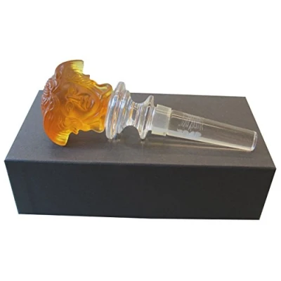 Image of Rosenthal Treasury Versace Bottle Stopper in Amber
