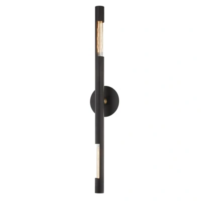Image of Hendrix 2 Light Wall Sconce Black