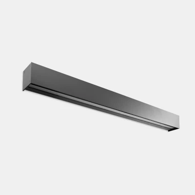 Image of Afrodita Outdoor LED Linear Up Down Light Urban Grey IP66 29W 3000K Dimmable