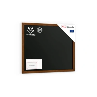 Image of ALLboards Outdoor Chalkboard Waterproof Chalk Board with Varnished Wooden Frame 100x80cm, Blackboard Writing Outdoor, Indoor