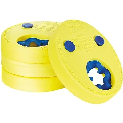 Image of Zoggs Kids Lightweight And Comfortable Foam Float Discs Arm Bands for Swimming 2 6 Years