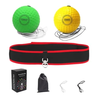 Image of OAAO 1 Piece Boxing Training Ball, Reflex Ball Headband, Suitable for Fighting Skills, Punching Speed, Etc