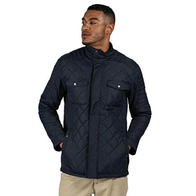 Image of Regatta Men&#039;s Lleyton Water Repellent Insulated Baffled/Quilted Jackets