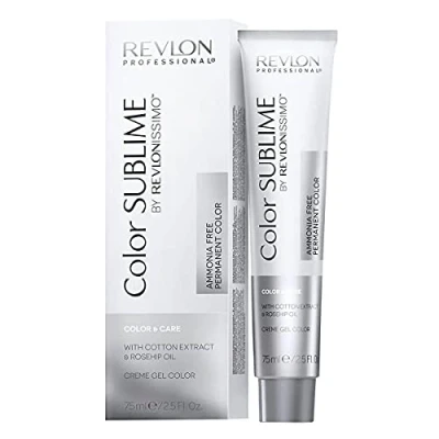 Image of Revlon Professional Revlonissimo Colour Sublime &amp; Care Permanent Hair Colour, No. 7.32 Medium Gold Iridescent Blonde, 75 ml