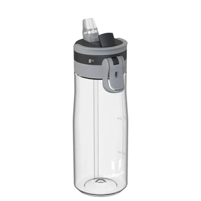Image of Sparrow Water Bottle 750ml One Tap TouchFlow Bottles with Straw Non Toxic BPA Free Tritan Leak Proof &amp; Sustainable Drinks for Sports, Outdoors