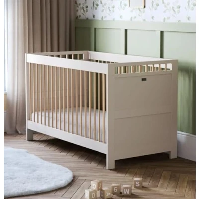 Image of Silver Cross Seville Convertible Cot Cashmere to Toddler Bed L145cm x W75cm H88cm Newborn 4 years old