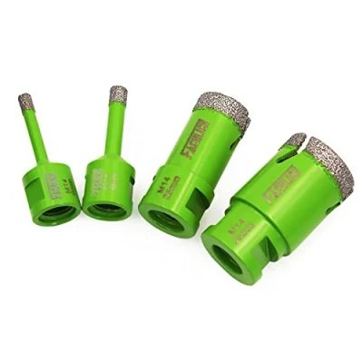 Image of FACHLICH Diamond Core Drill Bits Set 6/8/25/35mm Tile Hole Saw Cutter M14 Connection for Porcelain Granite Marble