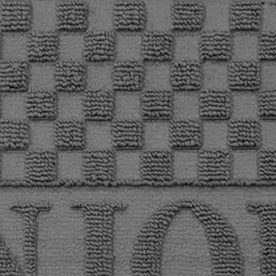 Image of Tapis Deco Door Carpet 45X75 Bonjour, Gris Grey
