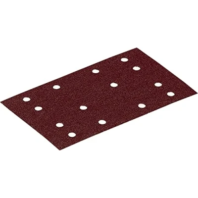 Image of Festool 499053 Abrasive Sheet STF 80X133 P220 RU2/50 (Pack of 50) for RTS 400, LS 130 , Brown,7.3 x 9.3 15.3 cm