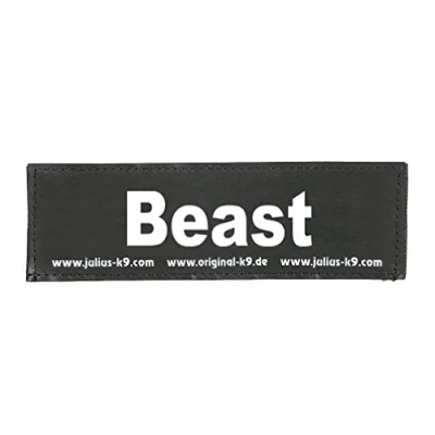 Image of Interchangeable Patches, 1 pair, Beast, Size: Small, Black