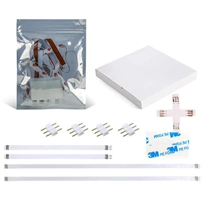 Image of WOBANE 3 Pin 8mm Extention Connecter, Accessories Cabinet Light Kit, FPCB Connecter