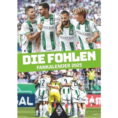 Image of Borussia Mönchengladbach 2025 Fußball Kalender Wand Fan 29,7x42 Sport