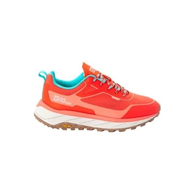 Image of Jack Wolfskin Women&#039;s TERRASHELTER Low W Walking Shoe, red/Blue, 3 UK