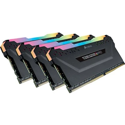 Image of Corsair Vengeance RGB PRO 32 GB (4 x 8 GB) DDR4 3600 MHz C18 XMP 2.0 Enthusiast LED Illuminated Memory Kit Black