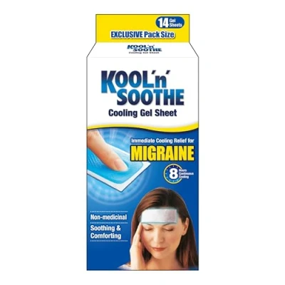 Image of Kool &#039;n&#039; Soothe Migraine Cooling Strips, 14 Strips