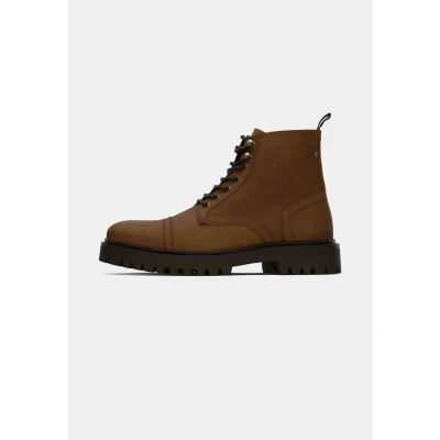 Image of Jack &amp; Jones Jfwenzo Laceup ankle boots, Men&#039;s, Size: 6, Brown stone Suede