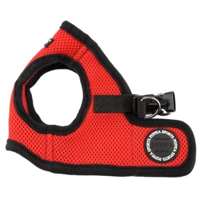 Image of Puppia Soft Vest Harness, XS, Red
