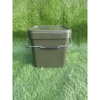 Image of Lidsters Fishing Square Bucket 5L 10L 17L Litre Carp Coarse Bait Buckets (3 x Buckets)