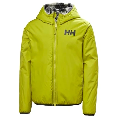 Image of Helly Hansen Junior Unisex Jr Champ Reversible Jacket, Bright Moss, 16