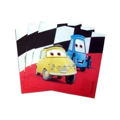 Image of Lunch Napkins Cars Pack of 16 for Disposable Party Tableware