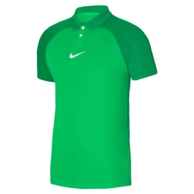 Image of NIKE DH9228 329 M NK DF ACDPR SS Polo K Shirt Men&#039;s Green Spark/Lucky Green/White Size