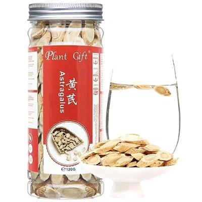 Image of Plant Gift 100% Pure Astragalus Root, 黄芪 Huangqi Dried Bulk Herbs Chinese Herbs, Organic, With Codonopsis And Dragon 120G/4.23oz