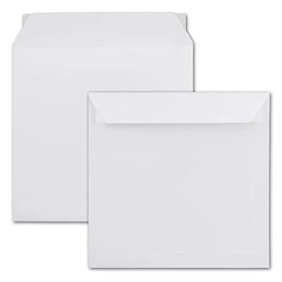 Image of Envelopes White Square, Complete Package 25 Stück 220 x mm