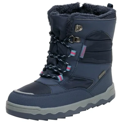 Image of Kappa Alido Ii Tex T Girls Snow Boot, Blue, 6 UK