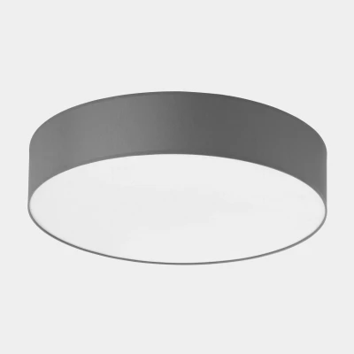 Image of TK Lighting Rondo ceiling light, grey Ø 60cm