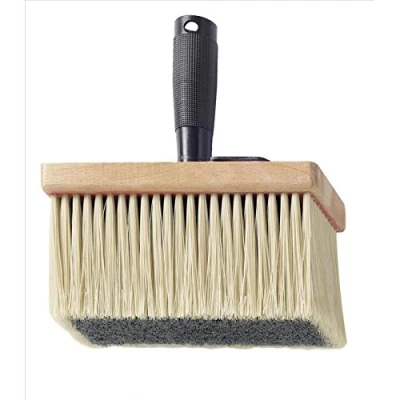 Image of PAsting decking masonary block brush