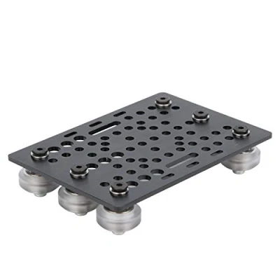 Image of Aluminum Gantry Plate 20 80mm V‑Solt Building Board Pulley Set Universal 3 Dimensional Printer Accessories for Openbuilds, Compatible with V Slot Linear Guide