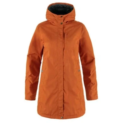 Image of Fjallraven 89644 243 Kiruna Padded Parka W/Kiruna W Jacket Women&#039;s Terracotta Brown Size M
