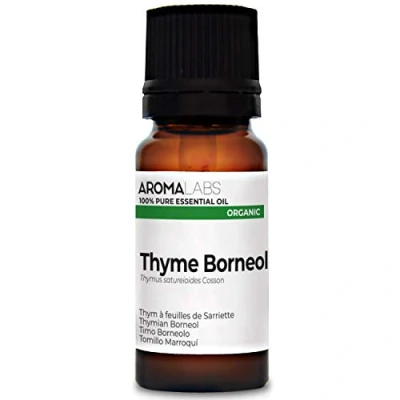 Image of BIO Thyme Borneol Essential Oil 10mL 100% Pure, Natural, Chemotyped and AB Certified Aroma Labs (French Brand)