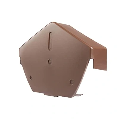 Image of Timloc 99108 Brown Dry Fix Verge System for Profiled Roof Tiles Angled Ridge Cap