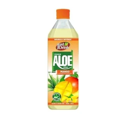 Image of Just Drink Aloe Vera 12 x 500ml Bottles (Mango PET)