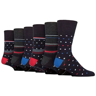 Image of 6 Pairs Gentle Grip Bamboo Socks (RM10)