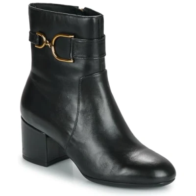 Image of Geox Women&#039;s D Eleana B Ankle Boot, Black, 5 UK